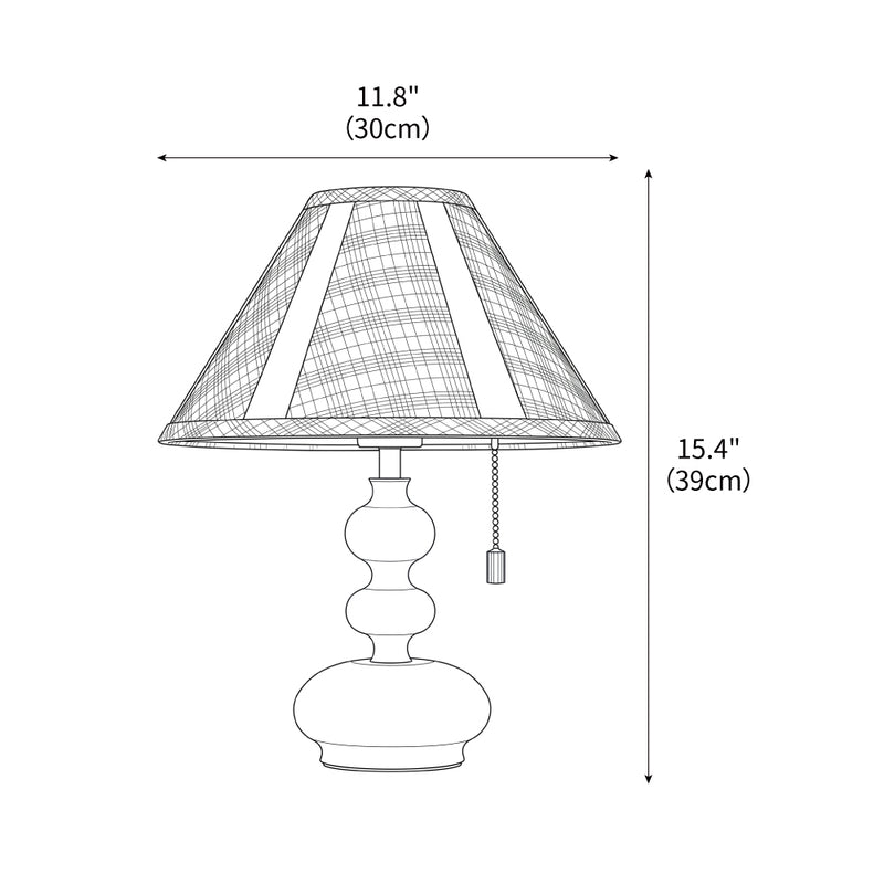 Calvion Wood Table Lamp