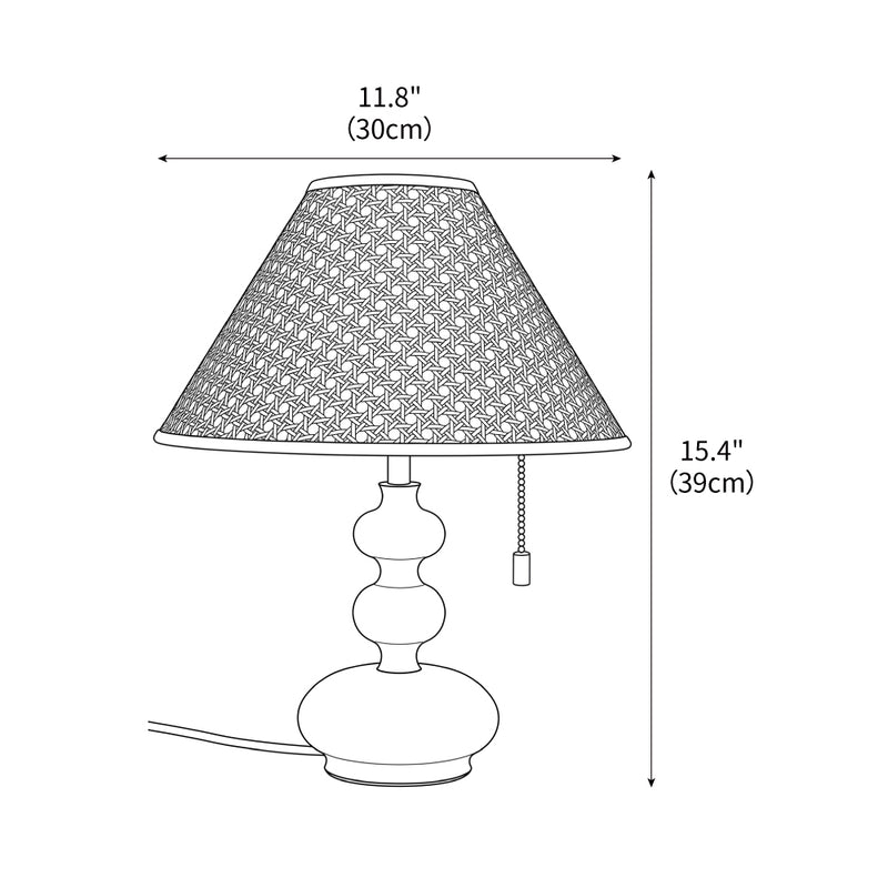 Calvion Wood Table Lamp