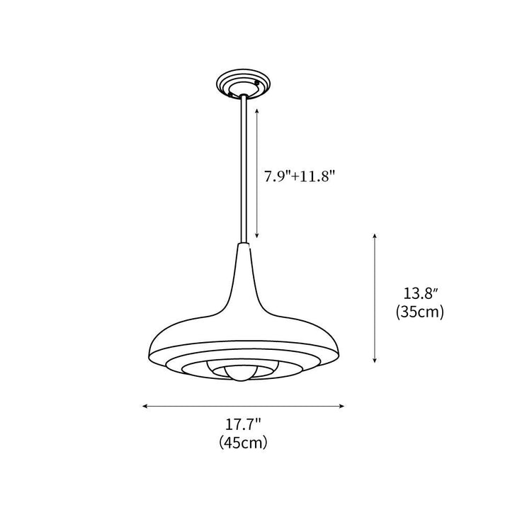 Calyx Pendant Light 17.7" – detail 3