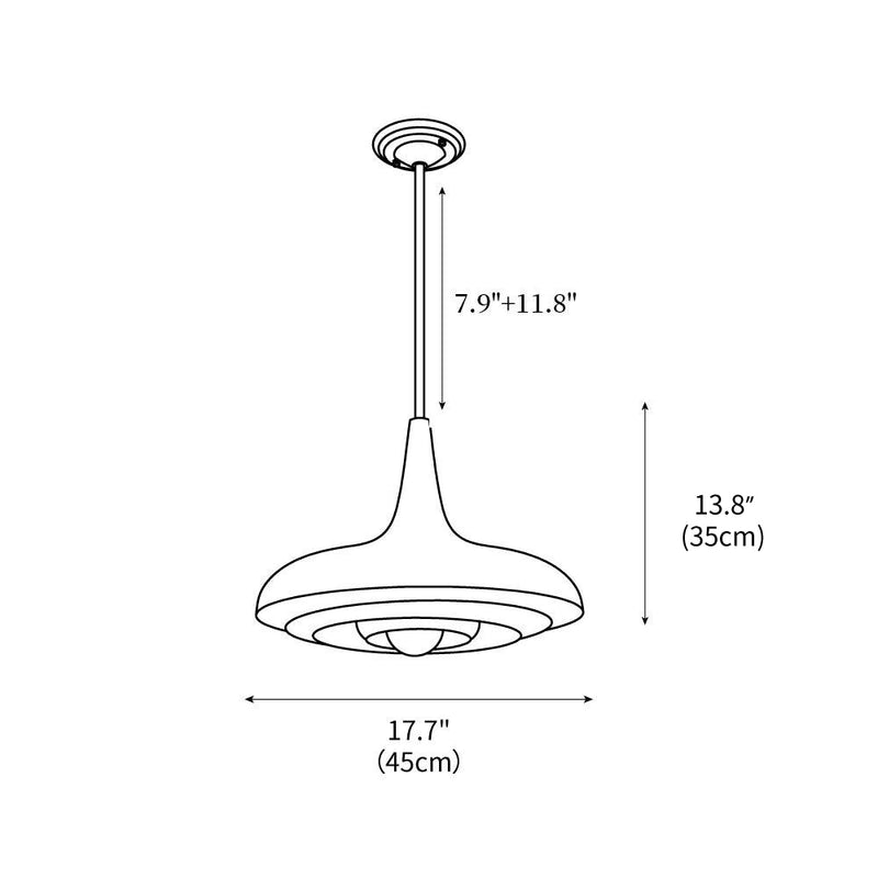 Calyx Pendant Light 17.7"