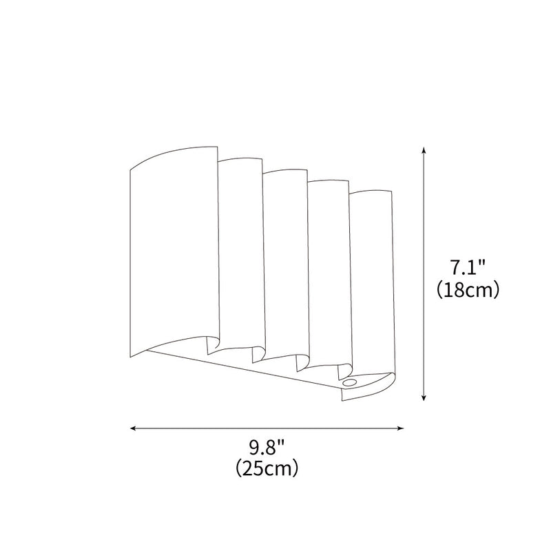 Cascade Wall Lamp 9.8"