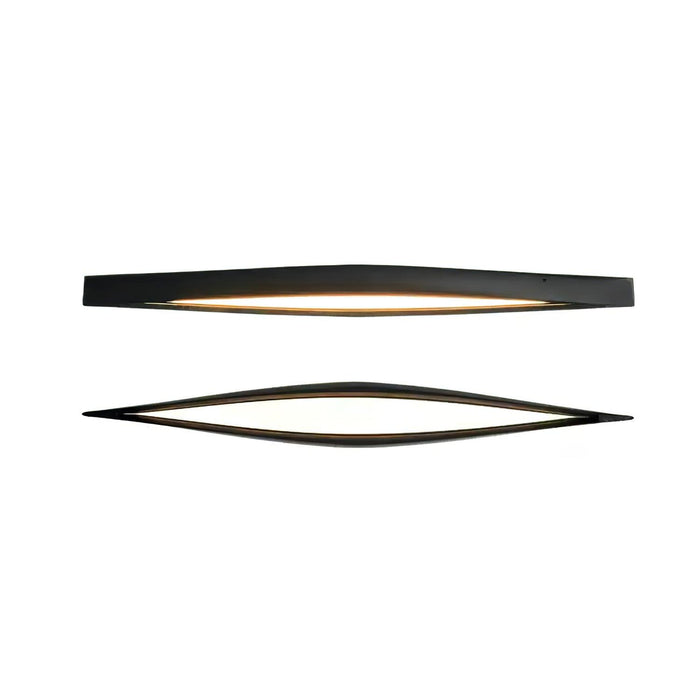 Horizon Linear Wood Ceiling Lamp 58.3"