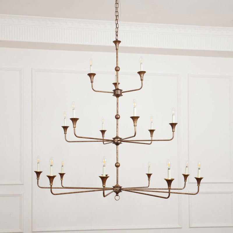 Thousand Brass Chandelier