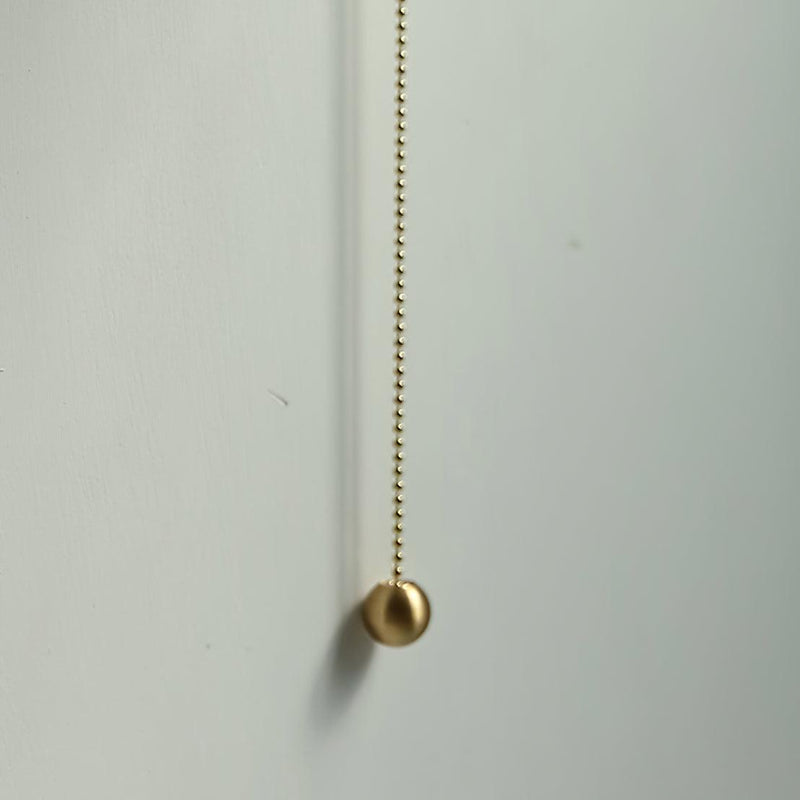 Ceramic Brass Retractable Arm Wall Light 4.7"