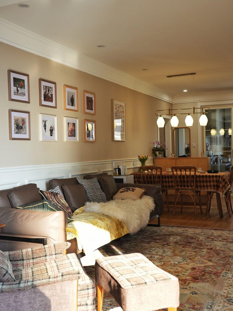 Ceramic Ribbed Pendnat Light