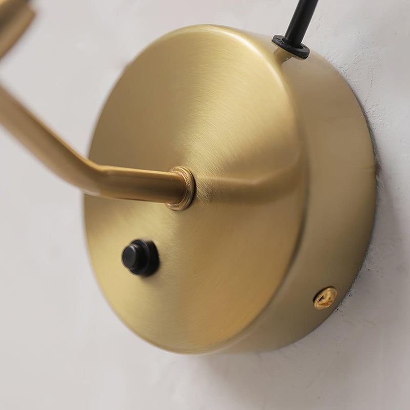 Ceramic Ribbed Wall Light 5.3"