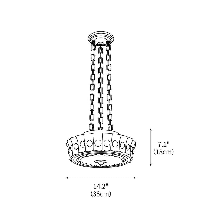 Charles Edwards Pendant Lamp 14.2" – detail 3