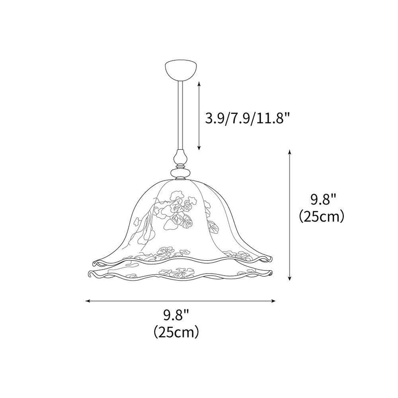 Charleston Floral Pendant Lamp