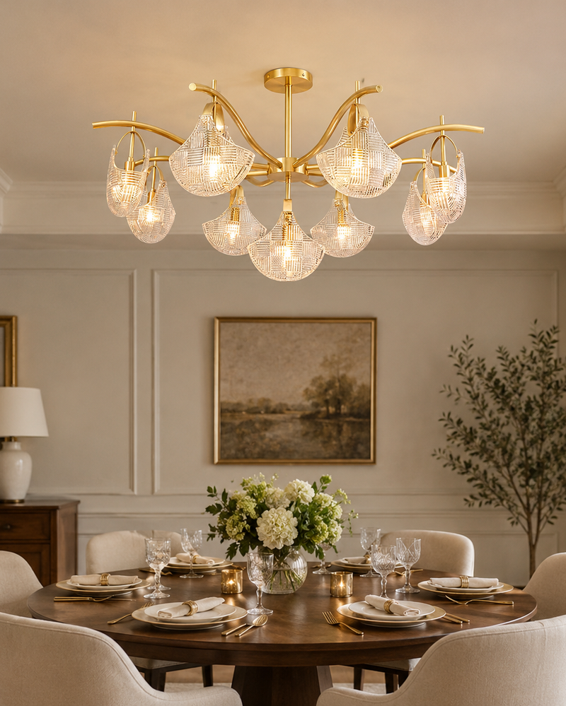 Gemma Glass Chandelier