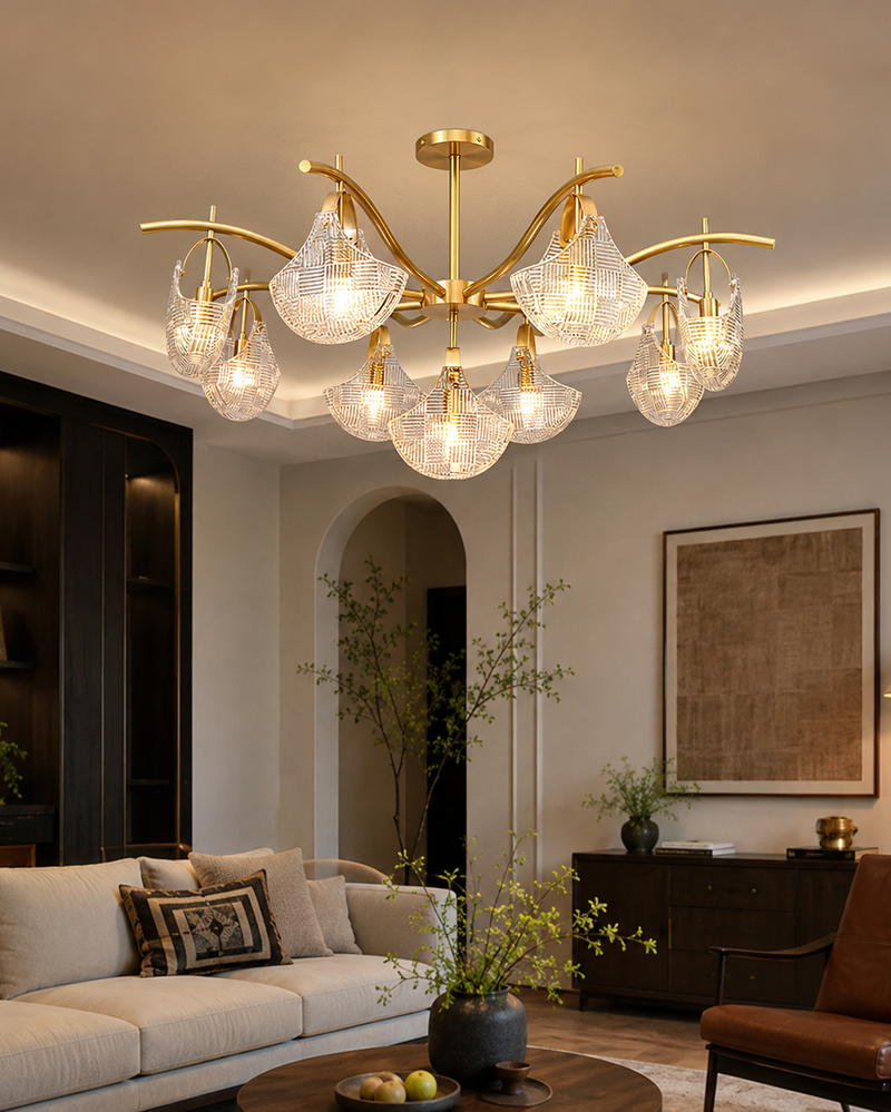 Gemma Glass Chandelier