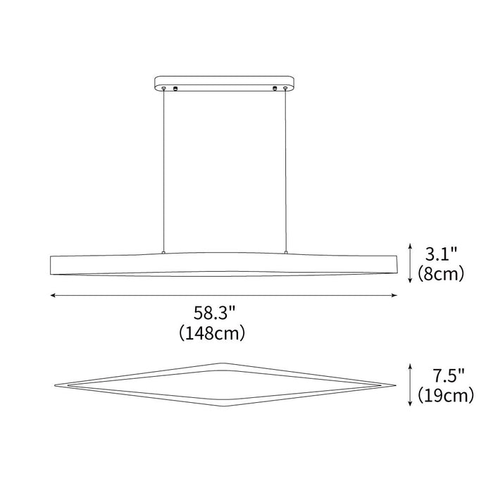 Chensu Chandelier 58.3"