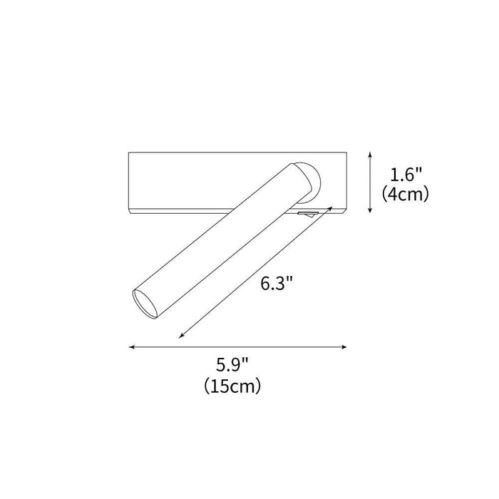 Chors Recessed Wall Lamp 5.9"