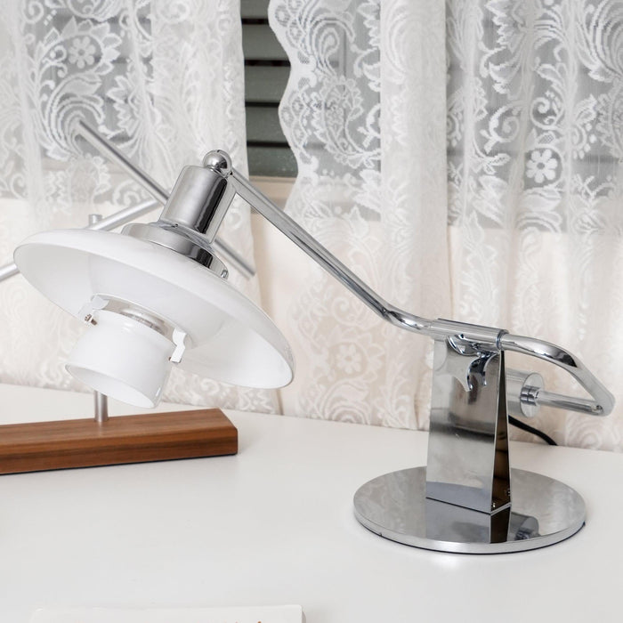 Chrome Piano Table Lamp 7.9"