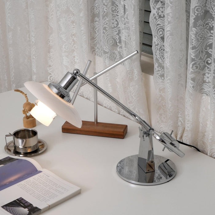 Chrome Piano Table Lamp 7.9"