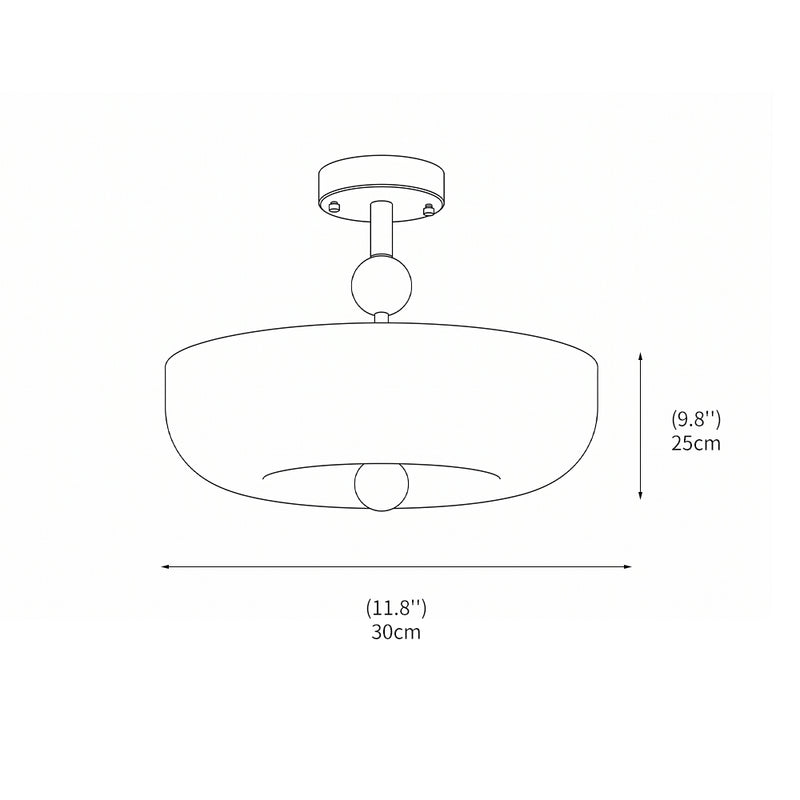 Colette Glass Flush Mount