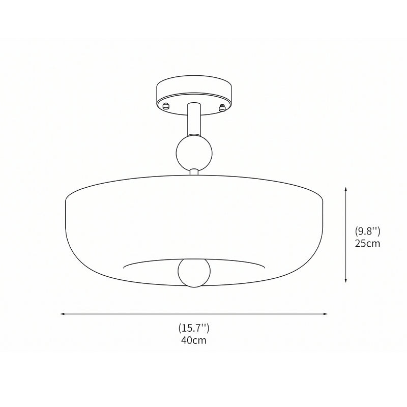 Colette Glass Flush Mount