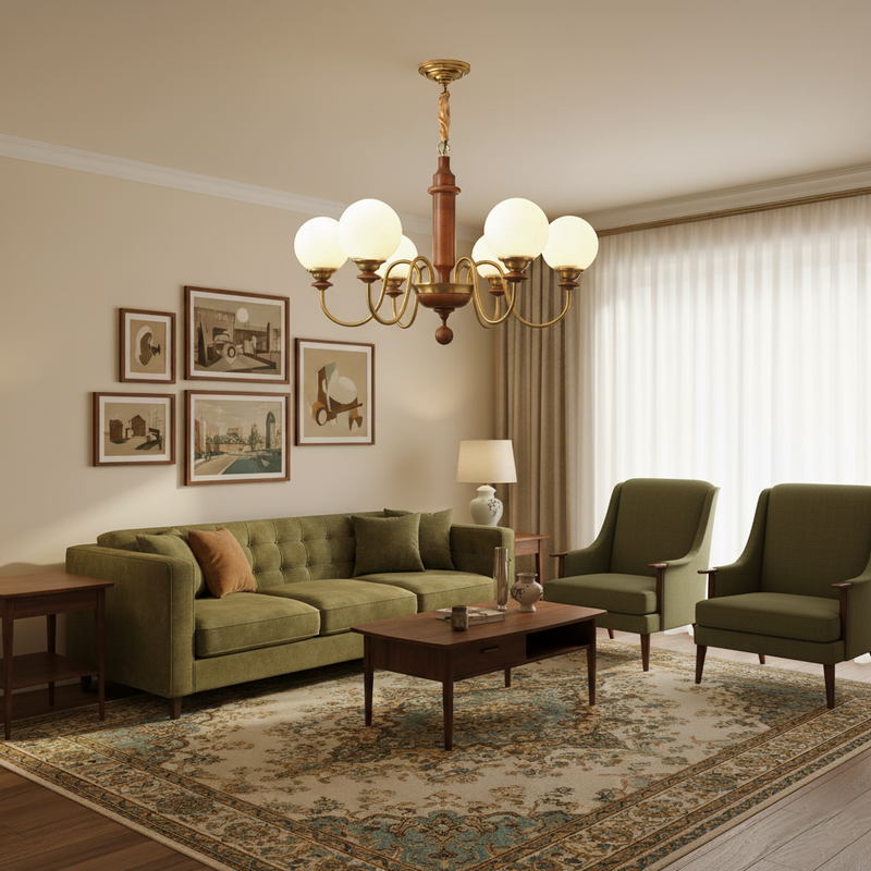 Colonial Grace Chandelier