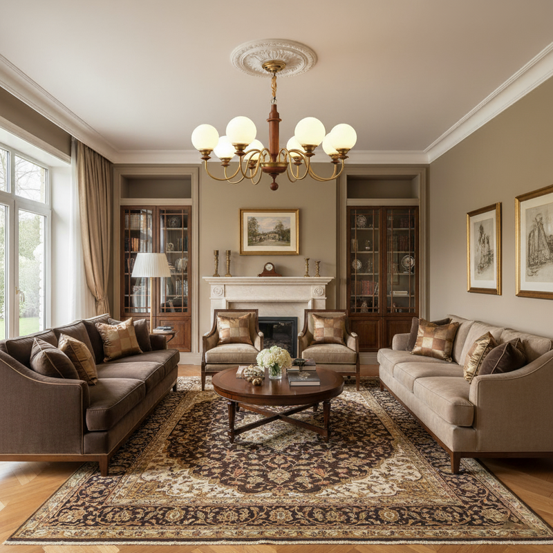 Colonial Grace Chandelier