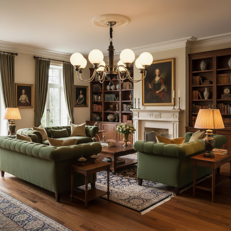 Colonial Grace Chandelier