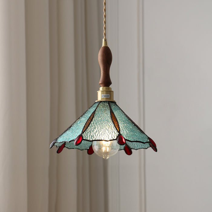 Colorful Stained Glass Pendant Light