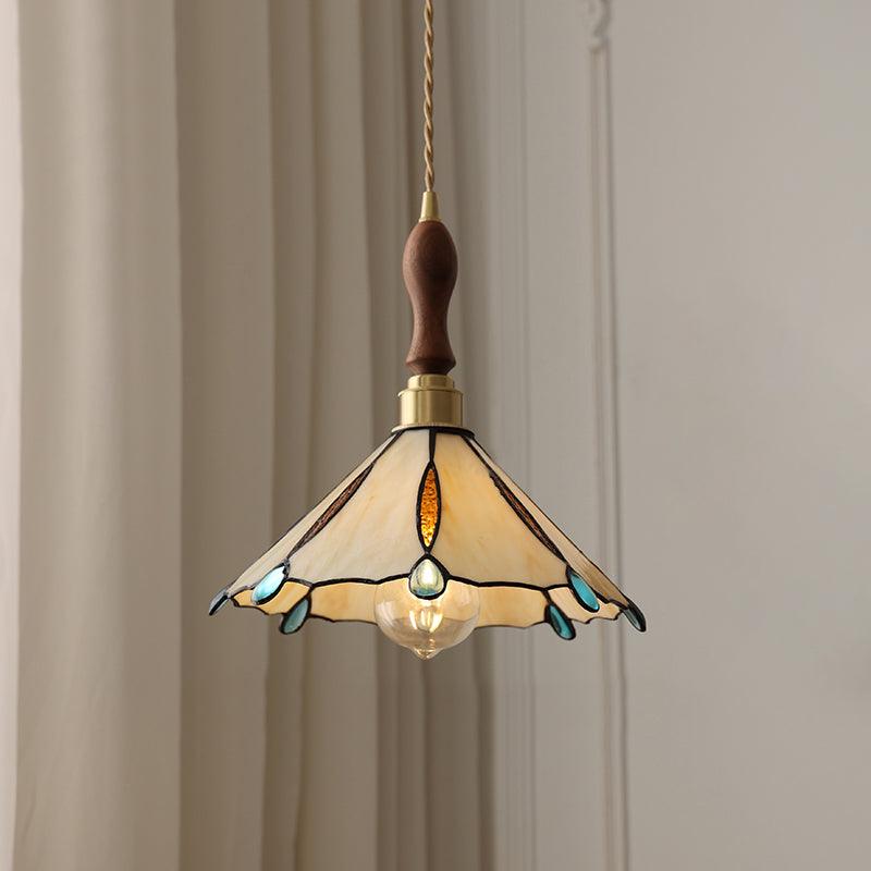 Colorful Stained Glass Pendant Light