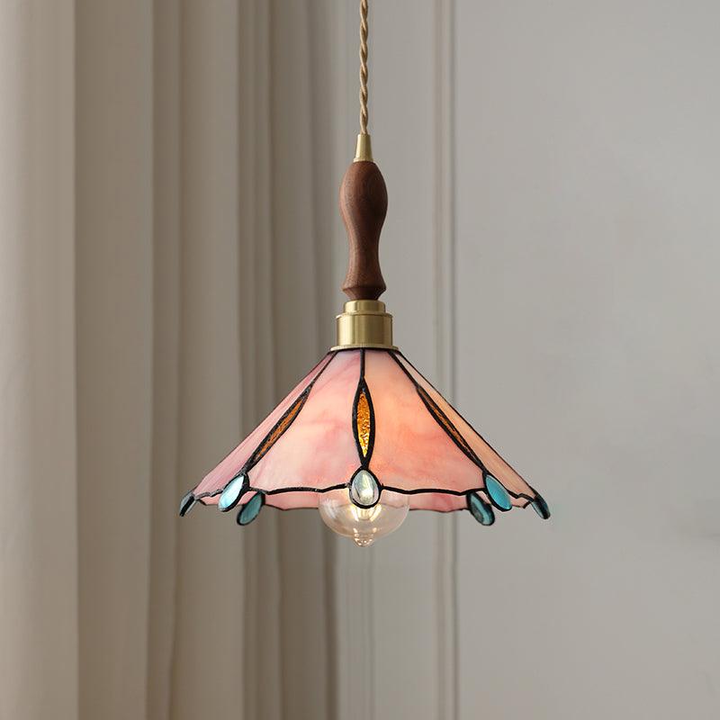 Colorful Stained Glass Pendant Light