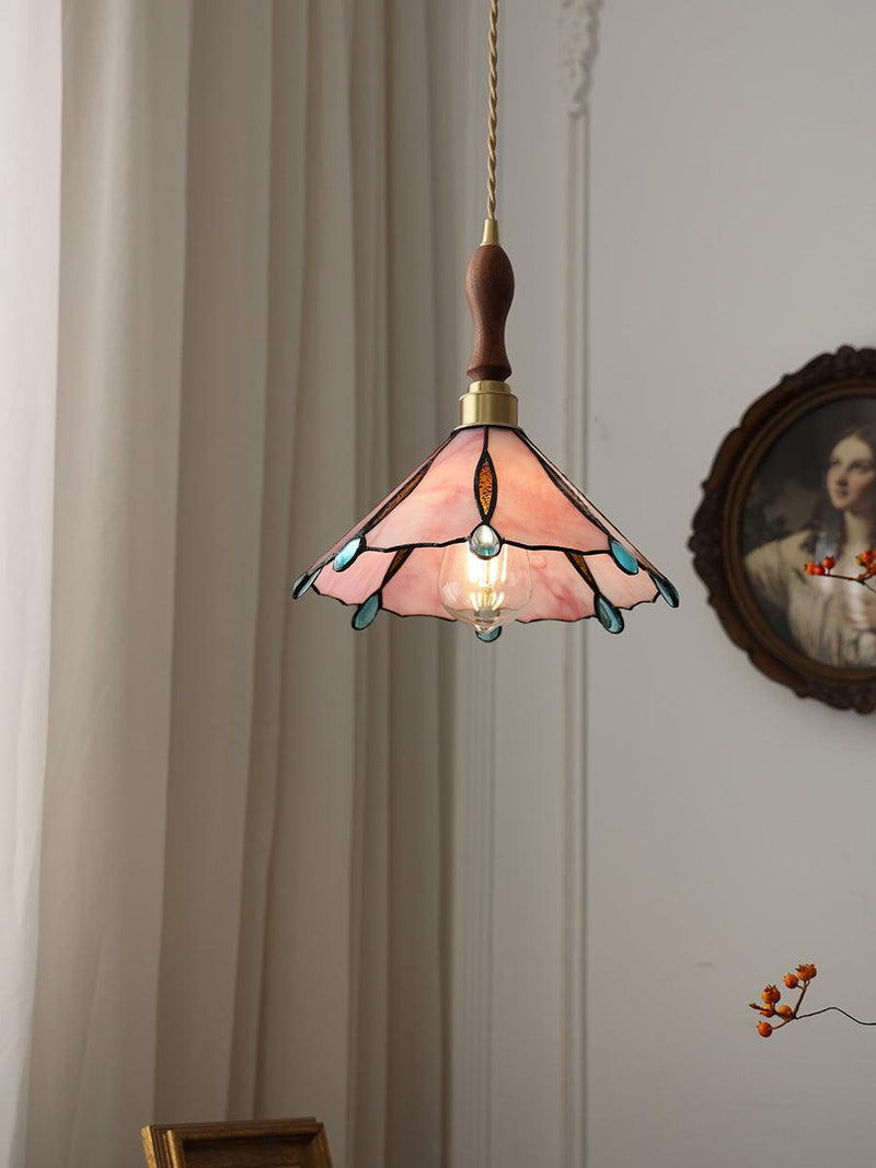 Colorful Stained Glass Pendant Light