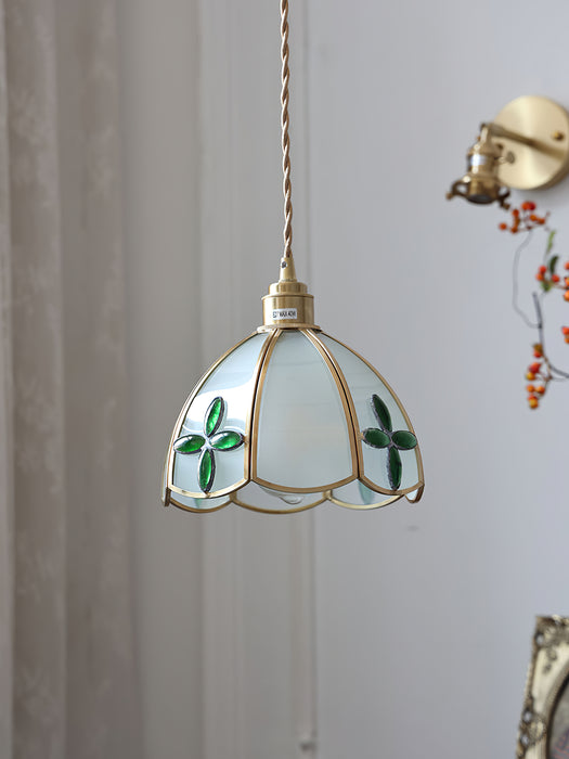 Colorful Stained Glass Pendant Light