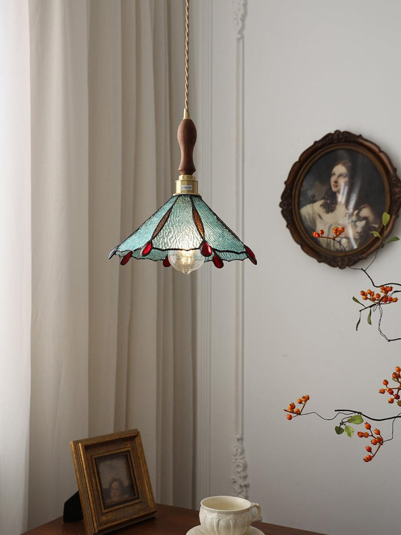 Colorful Stained Glass Pendant Light