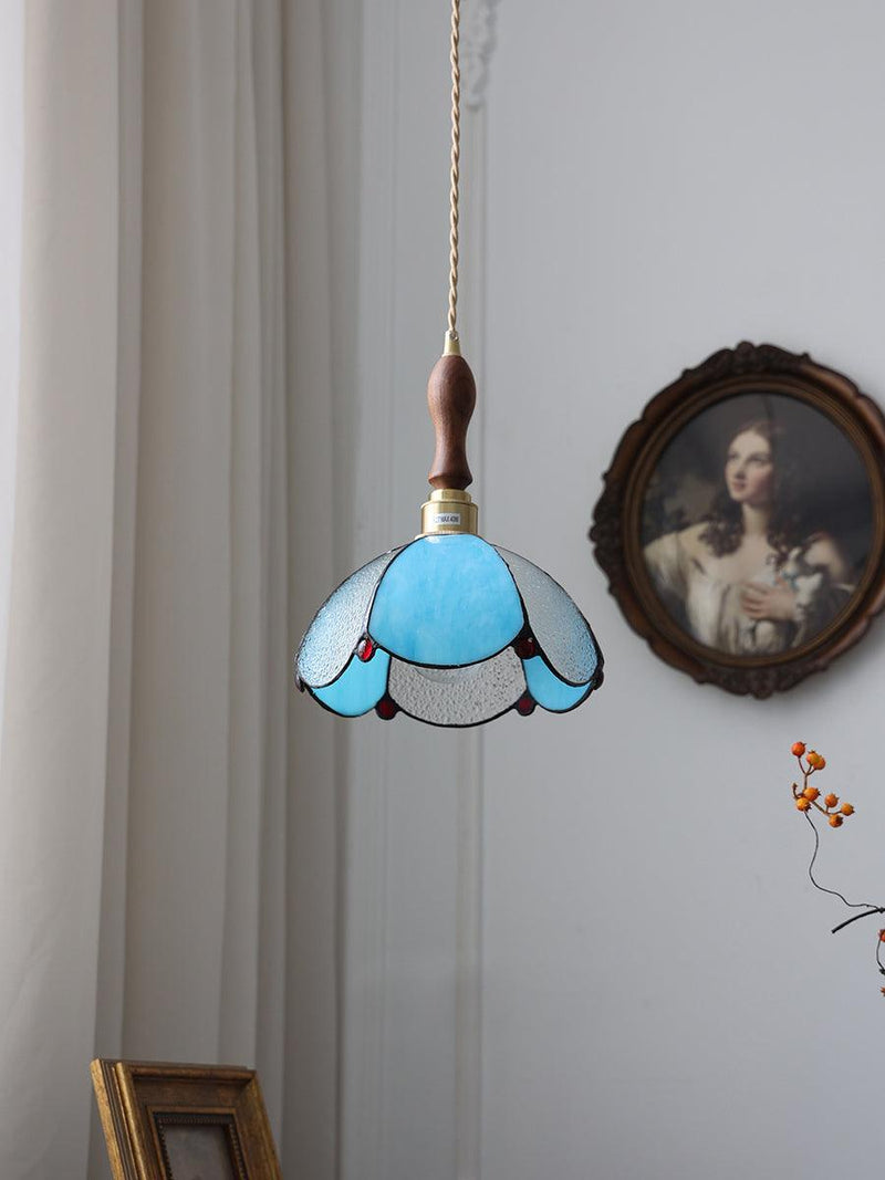 Colorful Stained Glass Pendant Light