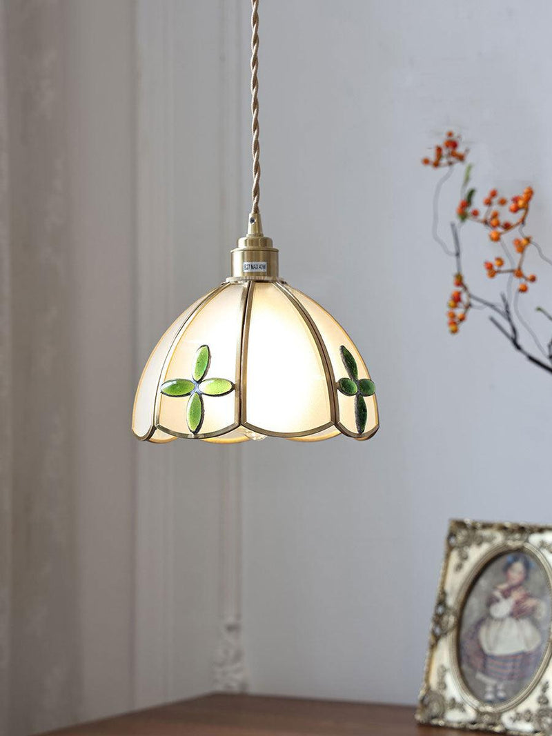 Colorful Stained Glass Pendant Light