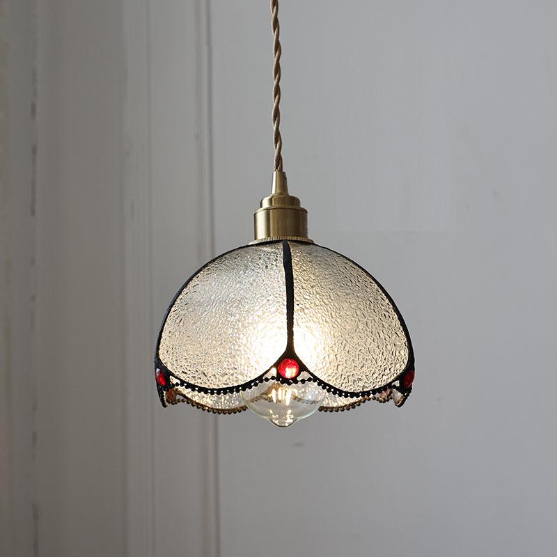 Colorful Stained Glass Pendant Light