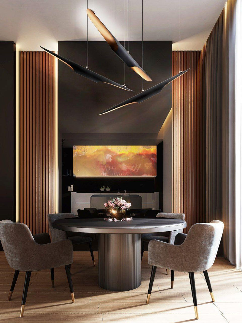 Coltrane Pipe Pendant Light 23.6"