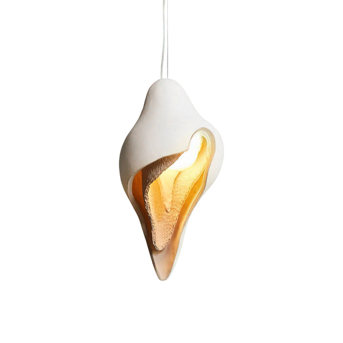 Conch Resin Pendant Lamp 9.8″