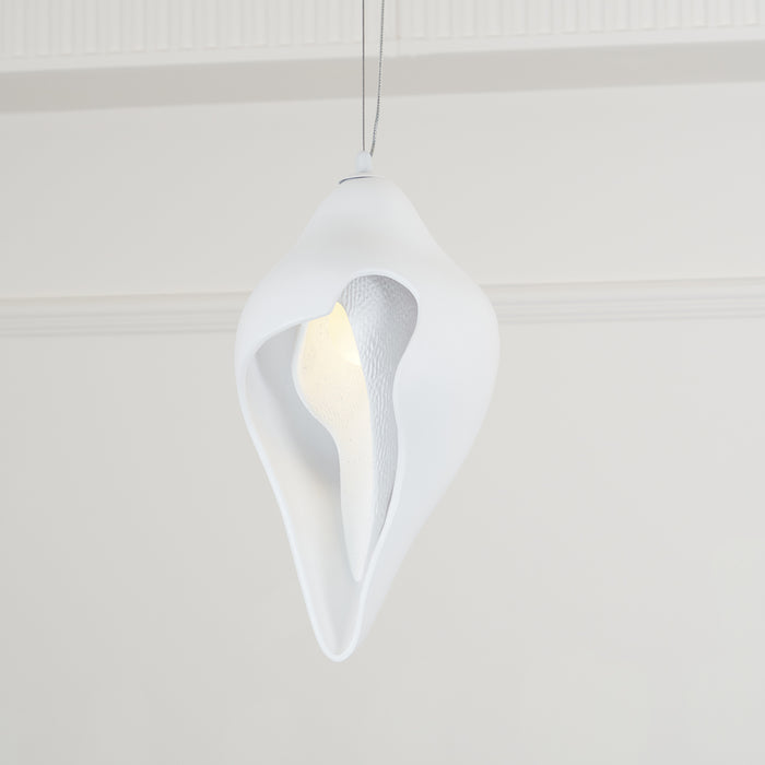 Conch Resin Pendant Lamp 9.8″