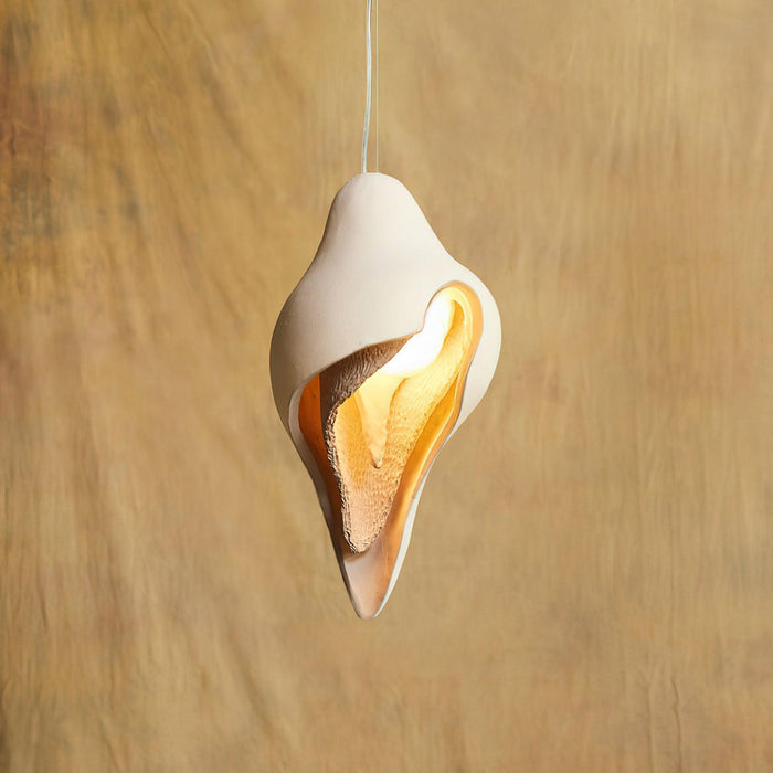 Conch Resin Pendant Lamp 9.8″