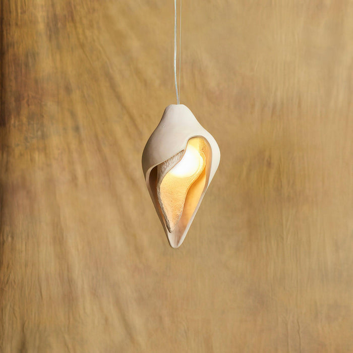 Conch Resin Pendant Lamp 9.8″