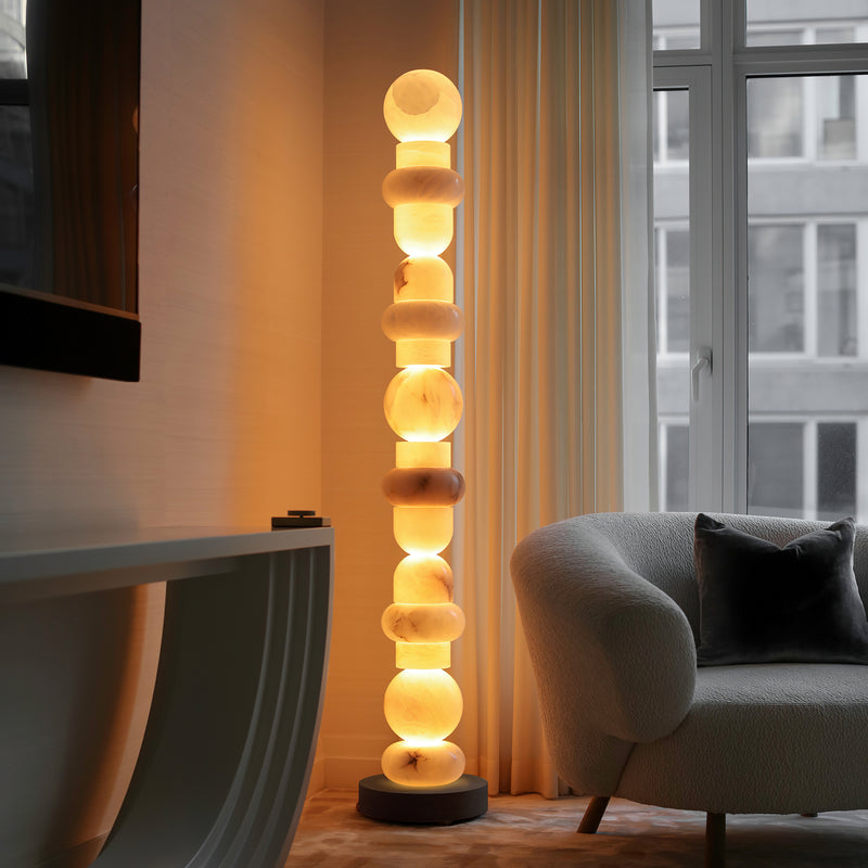 Constantin Alabaster Floor Lamp