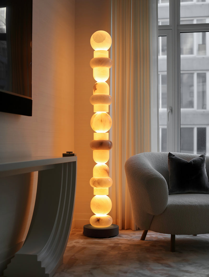 Constantin Alabaster Floor Lamp