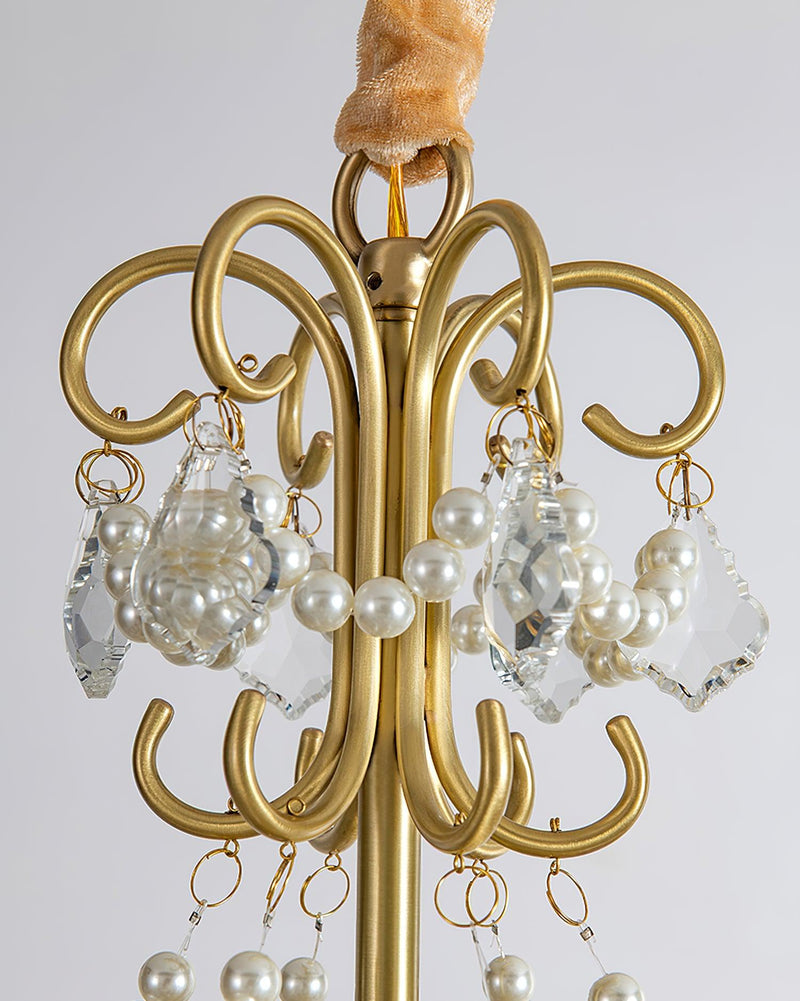 Contemporary Leaves Glass Chandelier