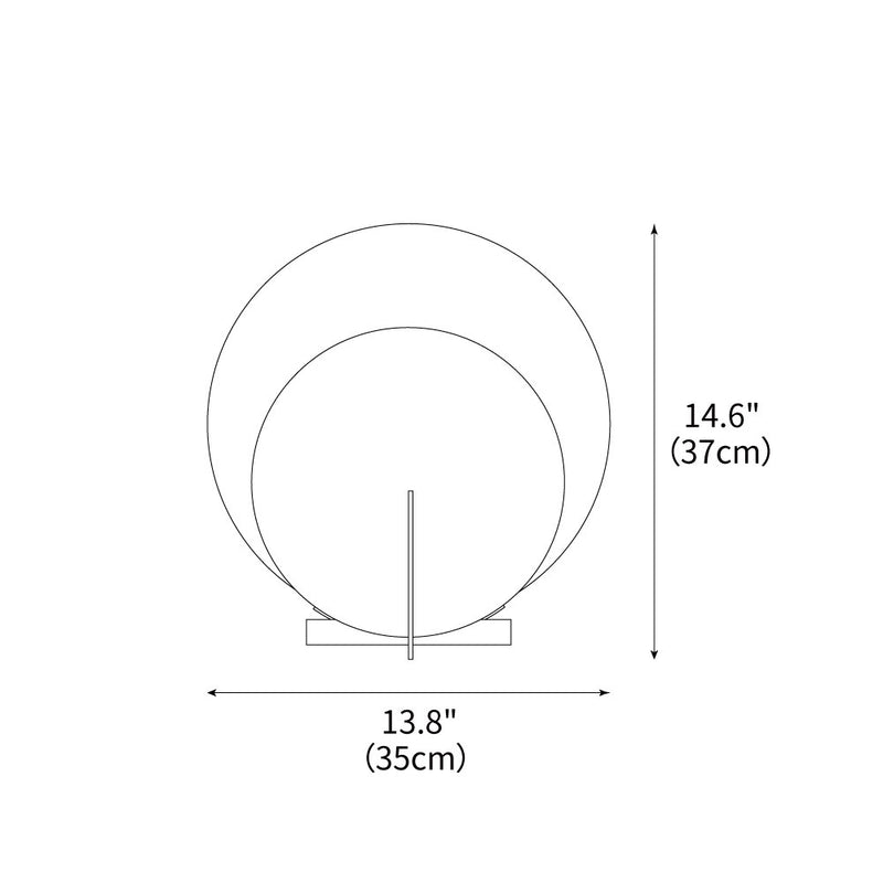Corbett Asteria Table Lamp 13.8"