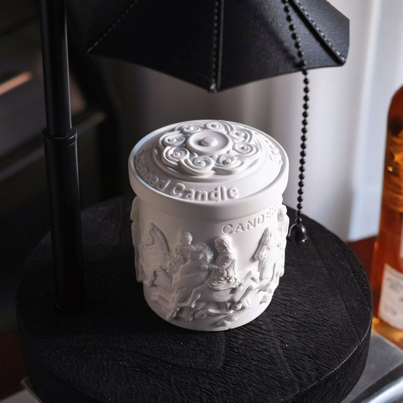 Cordero Wooden Stool Table Lamp 7.9"