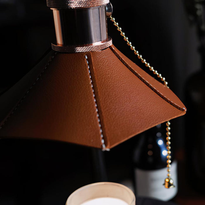 Cordero Wooden Stool Table Lamp 7.9"