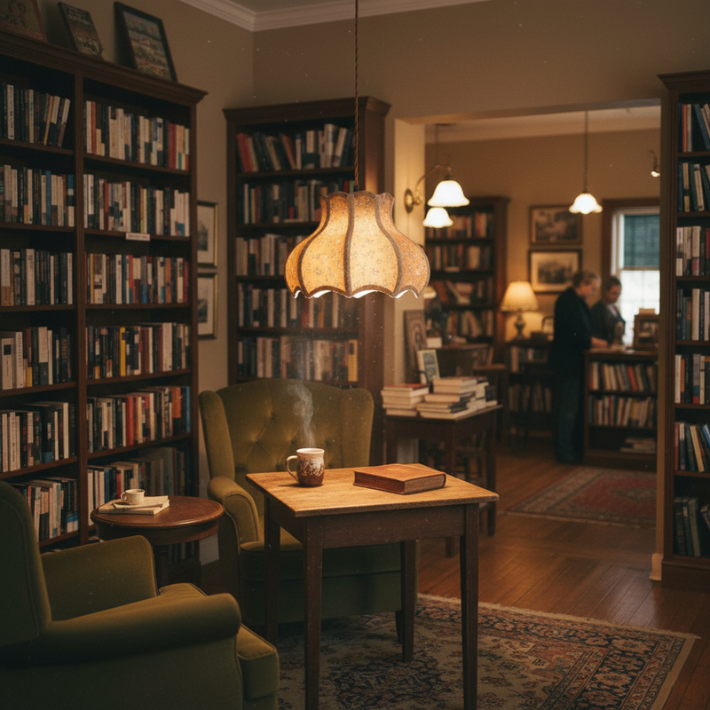 Cotton And Linen Shade Pendant Lamp 11.8"