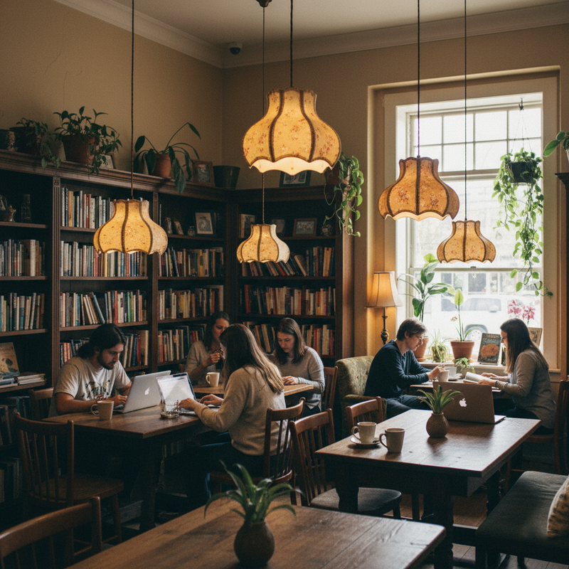 Cotton And Linen Shade Pendant Lamp 11.8"