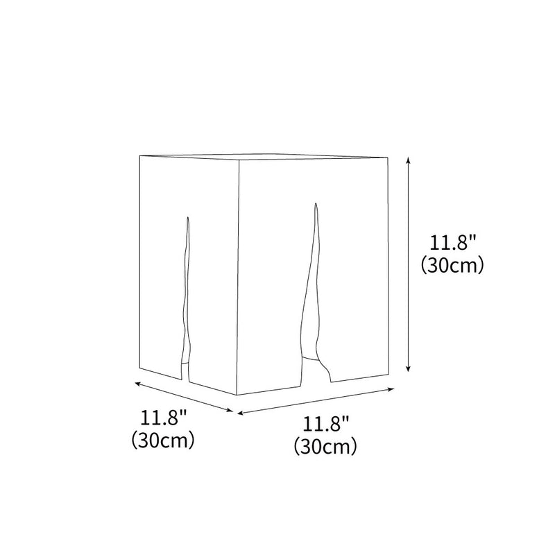 Crack Cube Outdoor Light