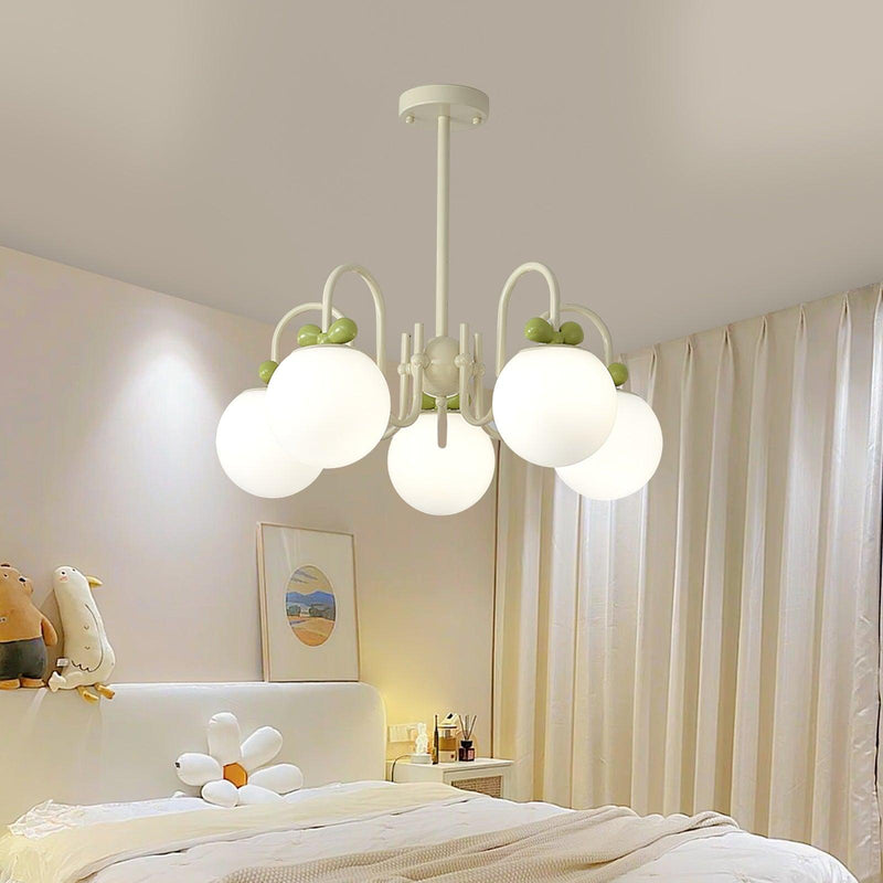 Cream Cherry Chandelier