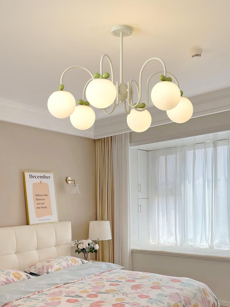 Cream Cherry Chandelier
