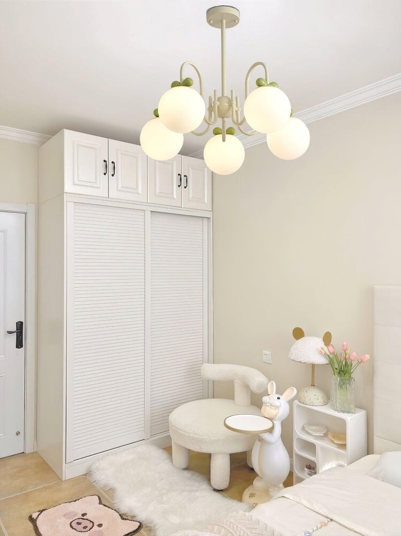 Cream Cherry Chandelier