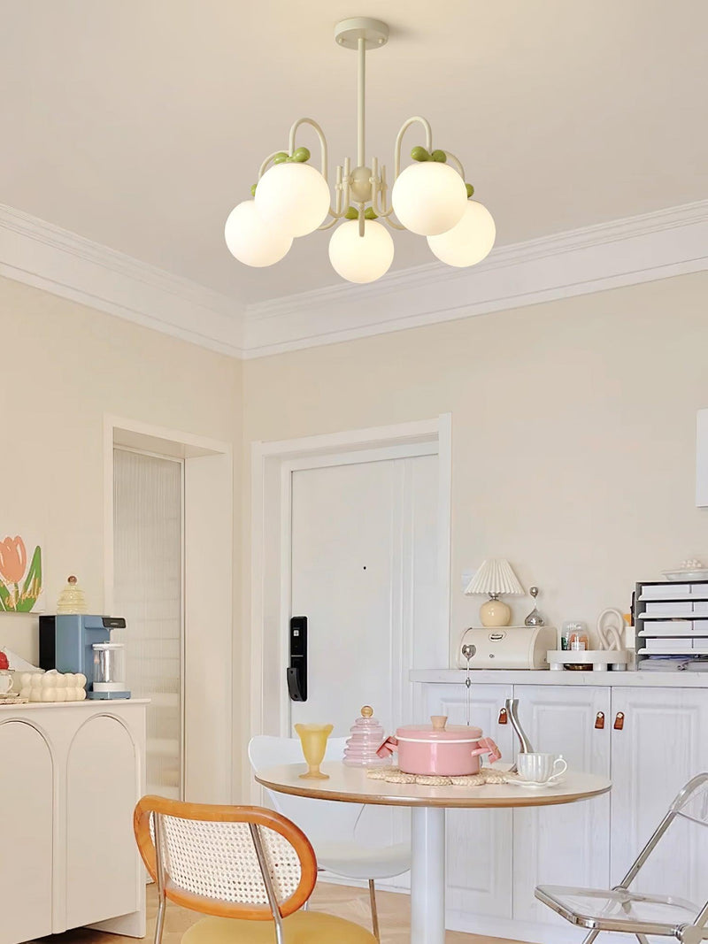 Cream Cherry Chandelier